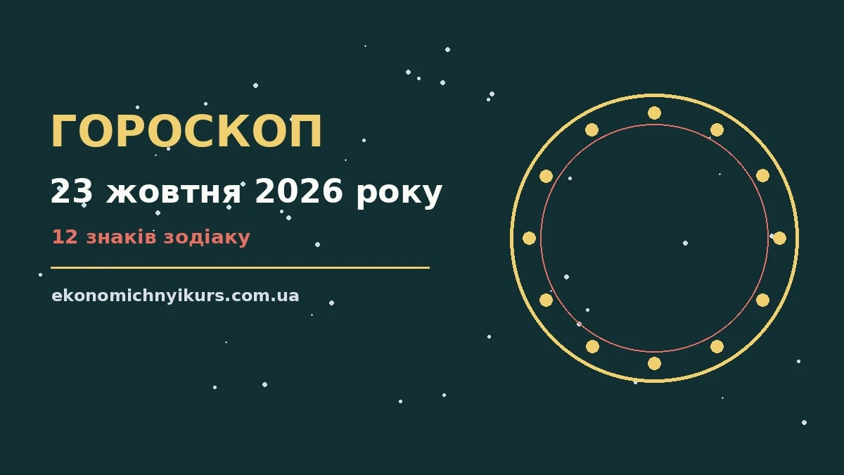 Гороскоп на 23 жовтня 2026 року: настрій, справи та фінанси п'ятниці