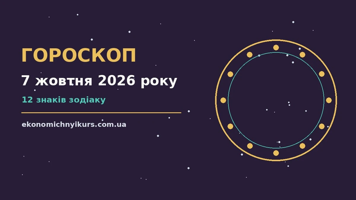 Гороскоп на 7 жовтня 2026 року: можливості цього дня про настрій, справи та гроші