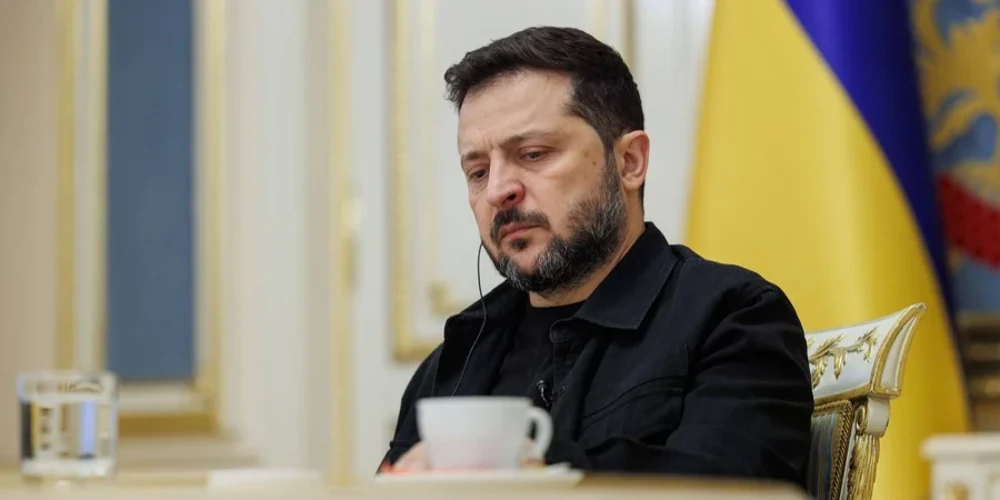 Володимир Зеленський під час інтерв'ю Corriere della Sera, фрагмент у Telegram президента